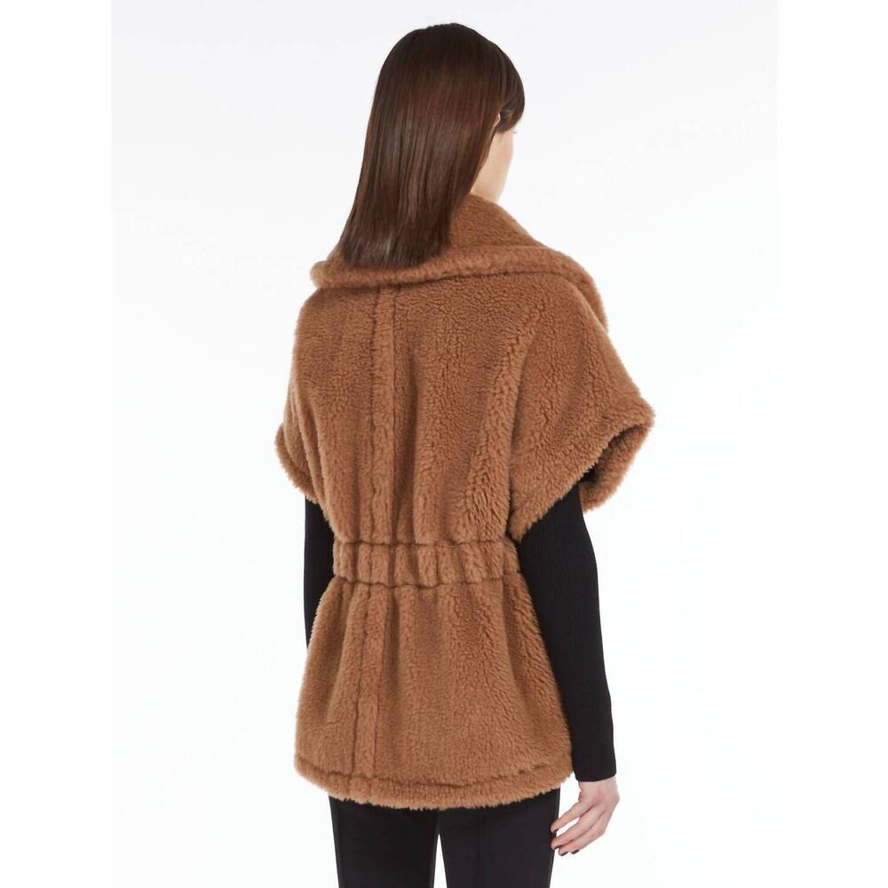 NEW MAXMARA newabavo teddy cape in camel - Picture 2 of 4